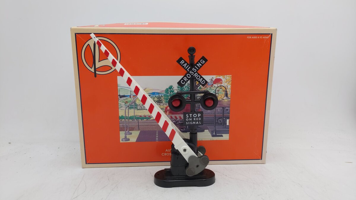 Lionel 6-62162 O Operating Crossing Gate & Signal EX/Box