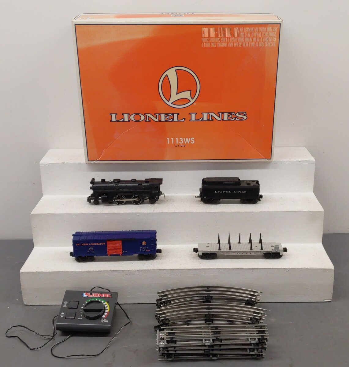 Lionel 6-11910 O Gauge Lionel Lines Steam Freight Train Set EX/Box