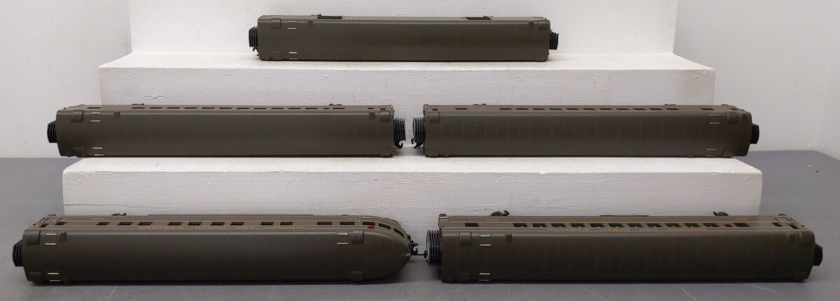 MTH 20-6536 O Gauge Chicago North Western 70' Streamlined Passenger Car Set EX/Box