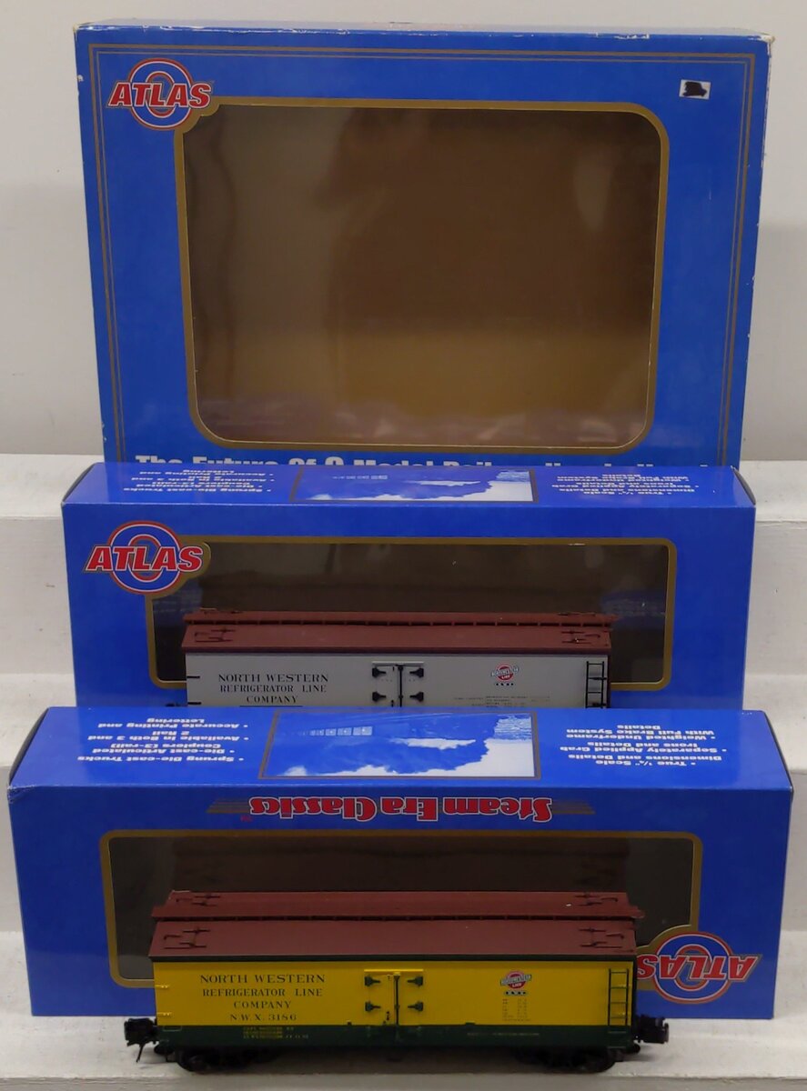 Atlas 6790-2 O Northwestern Refrigerator Car - 3-Rail (Pack of 2) EX/Box