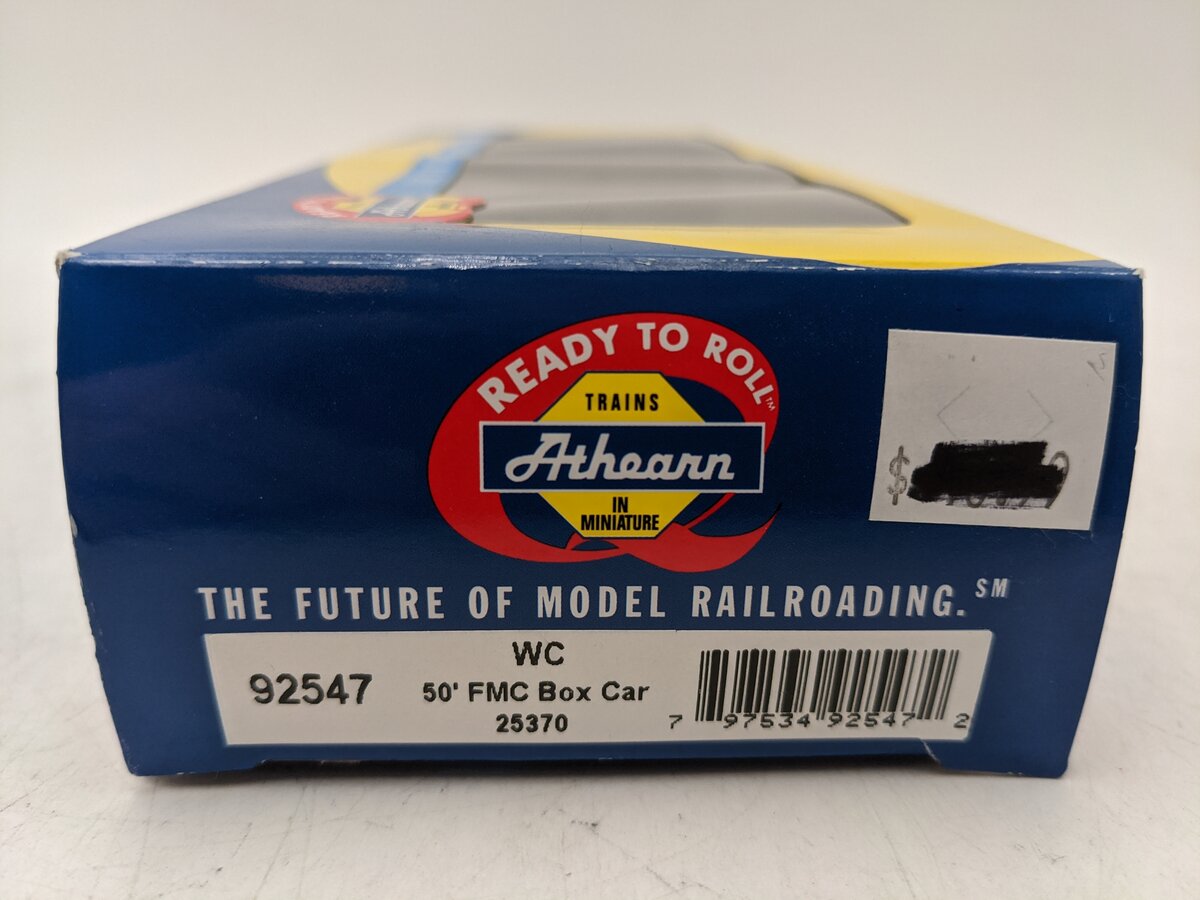 Athearn 92547 HO Wisconsin Central 50' FMC Boxcar #25370 EX/Box
