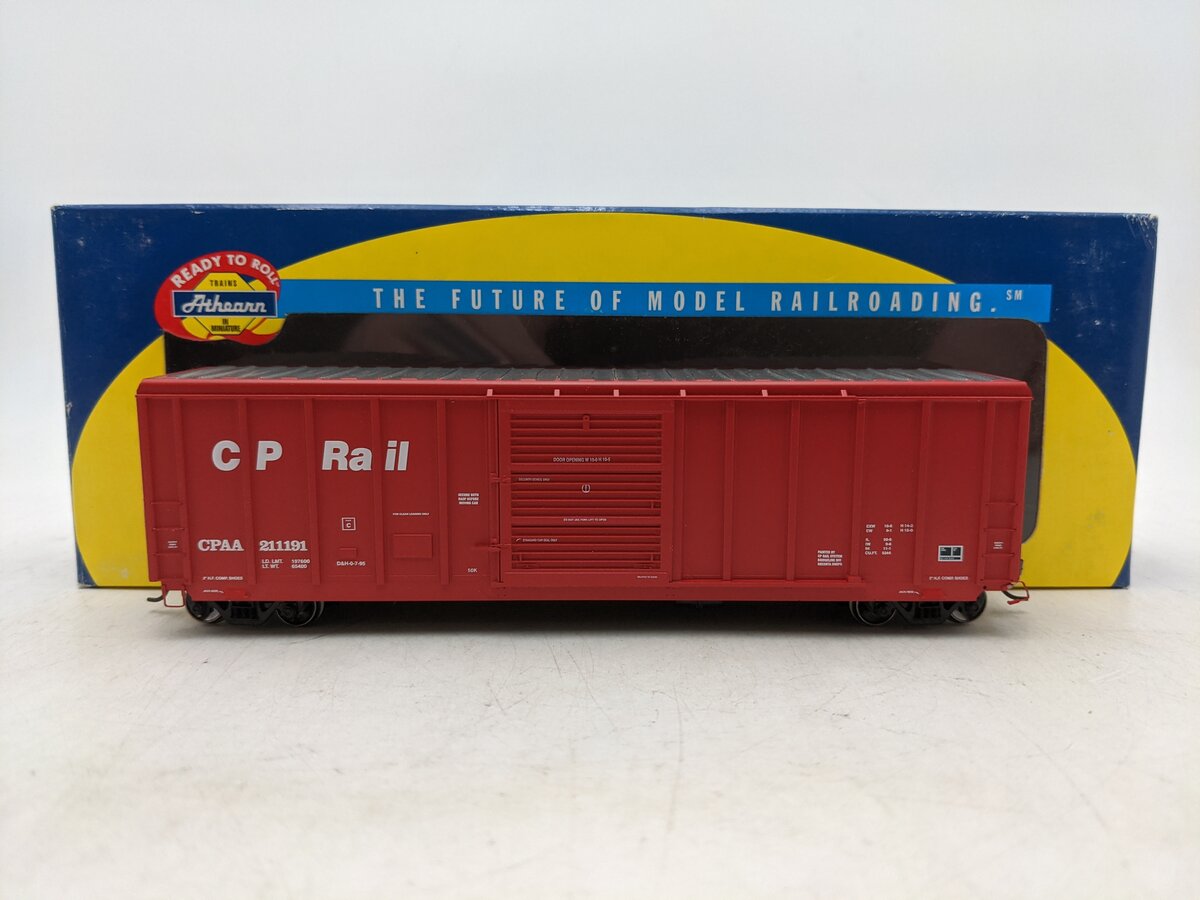 Athearn 7177 HO Canadian Pacific Rail PS 5344 Box Car #211191 EX/Box
