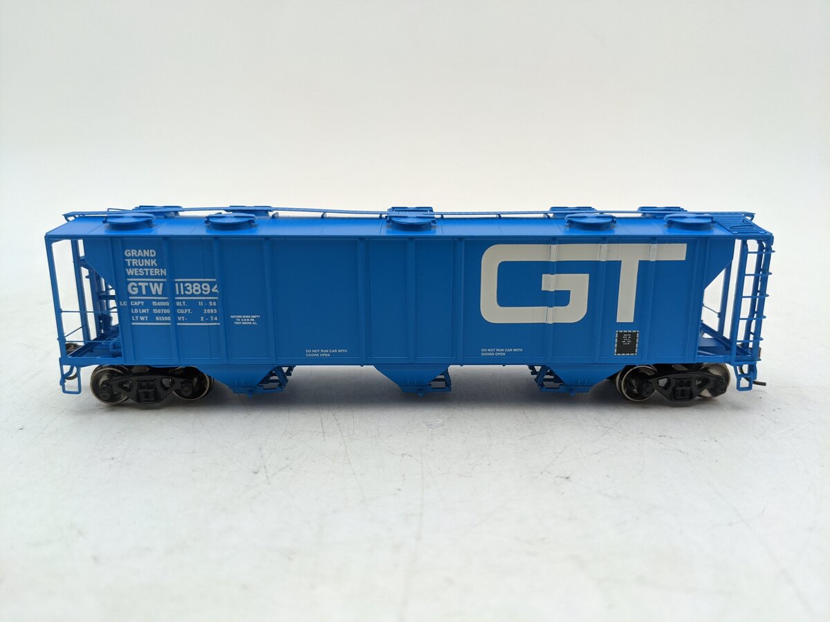 Athearn 93725 HO Scale Grand Trunk Western PS 2893 Covered Hopper #113894 EX/Box