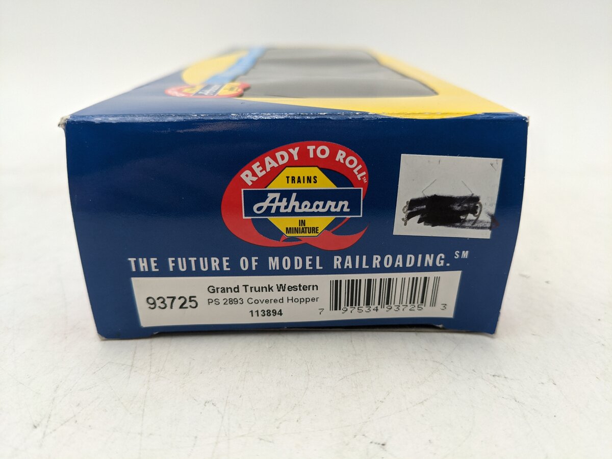 Athearn 93725 HO Scale Grand Trunk Western PS 2893 Covered Hopper #113894 EX/Box