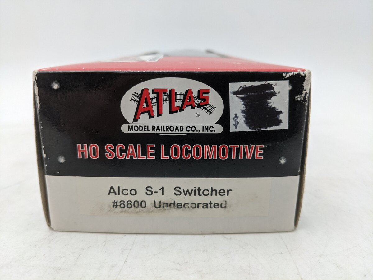 Atlas 8800 HO Undecorated ALCO S1 - Powered Diesel Locomotive EX/Box