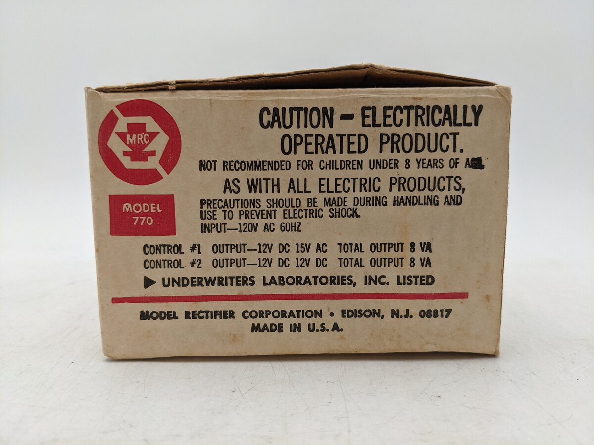 MRC 770 HO Dualpack Train Control VG/Box