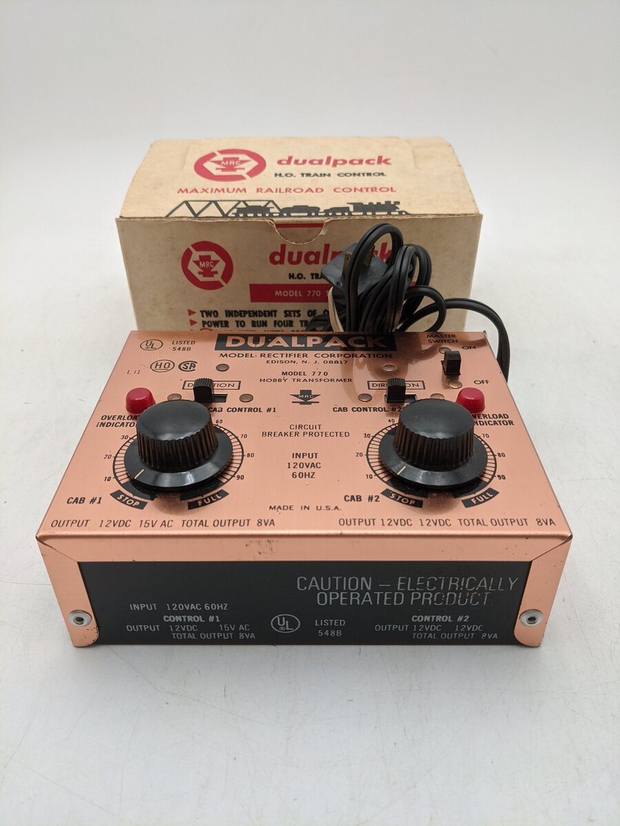 MRC 770 HO Dualpack Train Control VG/Box