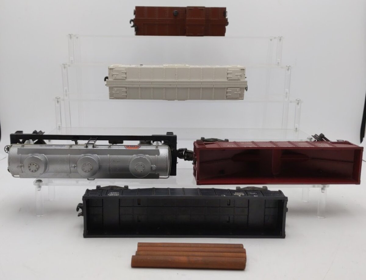 Lionel 6456, 6462, 6472, 6425 & 6457 O Gauge Vintage Postwar Freight Cars [5] VG