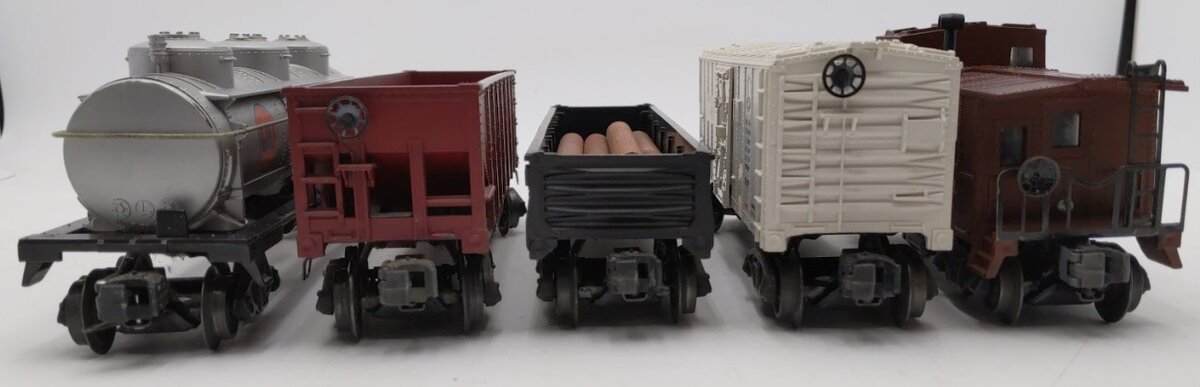 Lionel 6456, 6462, 6472, 6425 & 6457 O Gauge Vintage Postwar Freight Cars [5] VG