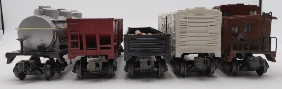 Lionel 6456, 6462, 6472, 6425 & 6457 O Gauge Vintage Postwar Freight Cars [5] VG