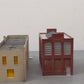 Assorted HO Scale Factory Buildings [4] EX