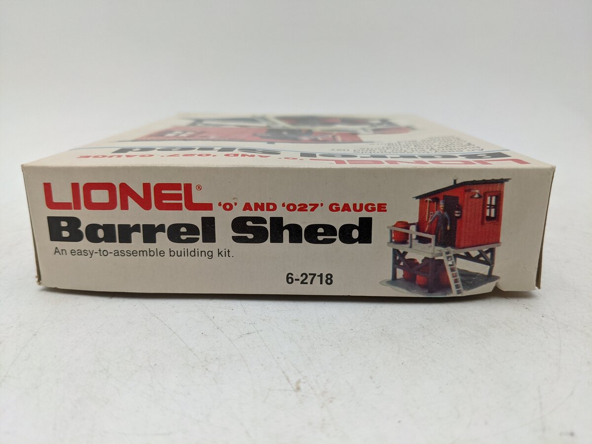 Lionel 6-2718 O & O27 Gauge Barrel Shed Building Kit EX/Box