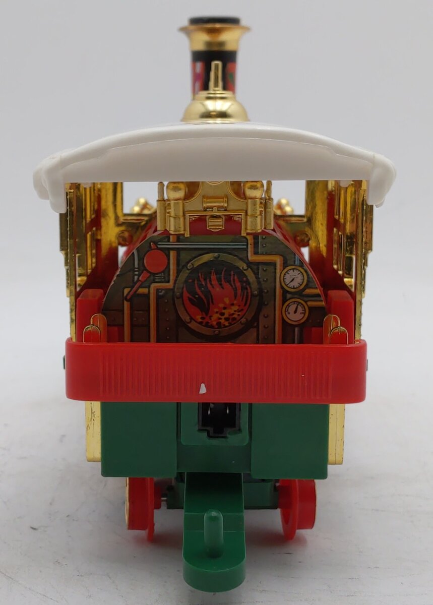 New Bright 183 Musical Christmas Express G Gauge Steam Train Set EX/Box