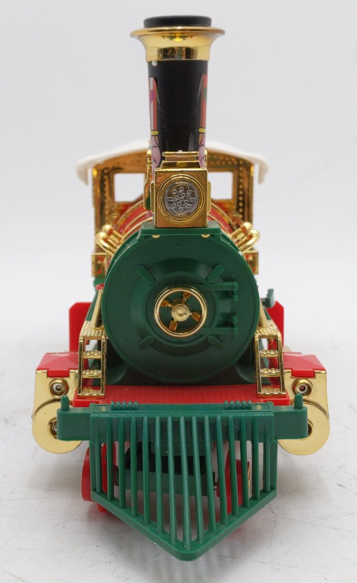 New Bright 183 Musical Christmas Express G Gauge Steam Train Set EX/Box