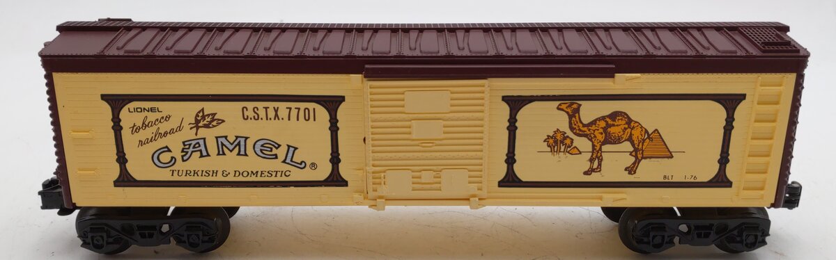 Lionel 6-7701 O Gauge Camel Billboard Boxcar #7701 EX/Box