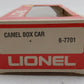 Lionel 6-7701 O Gauge Camel Billboard Boxcar #7701 EX/Box
