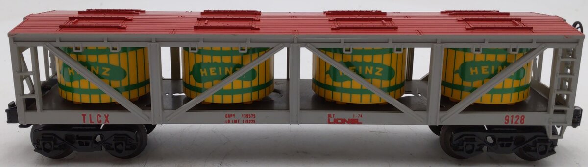 Lionel 6-9128 O Gauge Heinz Pickle Vat Car #9128 EX/Box
