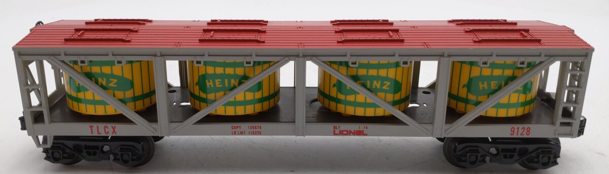 Lionel 6-9128 O Gauge Heinz Pickle Vat Car #9128 EX/Box