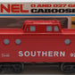 Lionel 6-9287 O Gauge Southern Red Round Window Caboose EX/Box