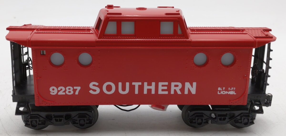 Lionel 6-9287 O Gauge Southern Red Round Window Caboose EX/Box