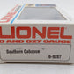 Lionel 6-9287 O Gauge Southern Red Round Window Caboose EX/Box