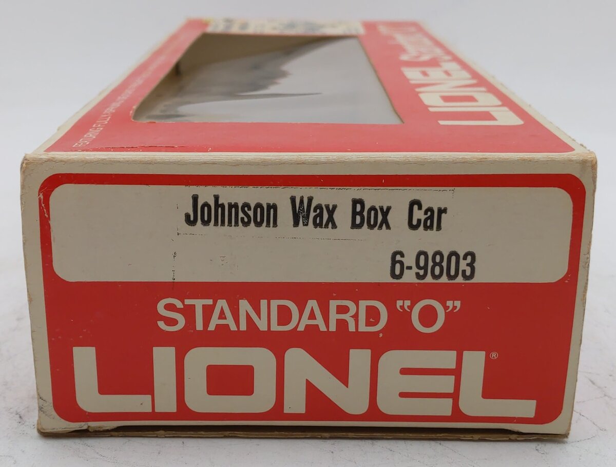 Lionel 6-9803 O Gauge Johnson Wax Box Car EX/Box