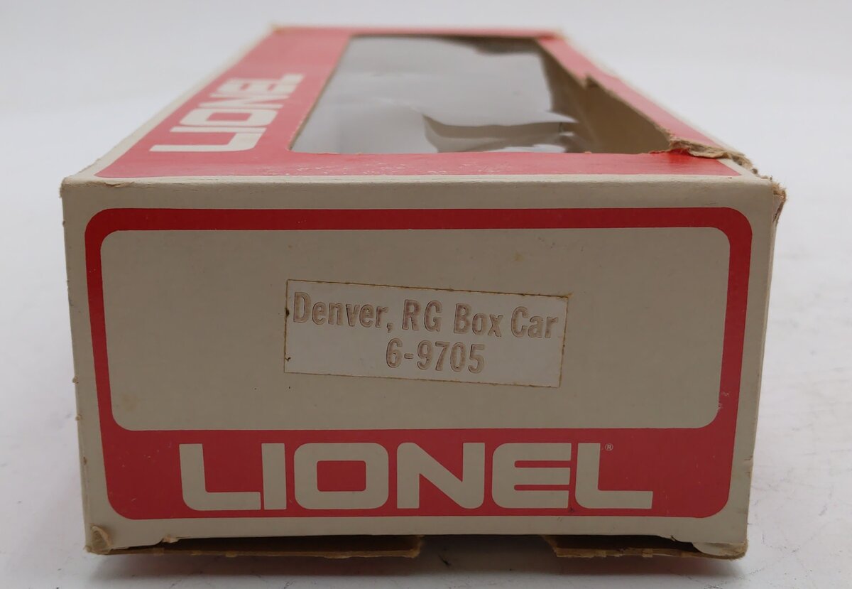 Lionel 6-9705 O Gauge Denver & Rio Grande Western Box Car EX/Box