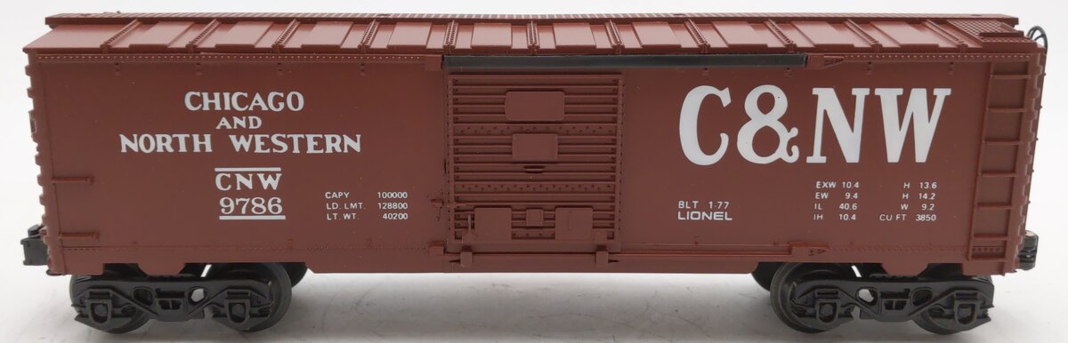 Lionel 6-9786 O Gauge Chicago & North Western Boxcar #9786 EX/Box