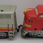 Marx 21 Vintage O Santa Fe F3 AA Diesel Locomotive & Dummy Unit Set VG