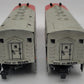 Marx 21 Vintage O Santa Fe F3 AA Diesel Locomotive & Dummy Unit Set VG