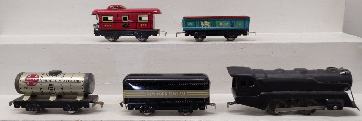 Marx 8994 Vintage O Gauge Steam Freight Set