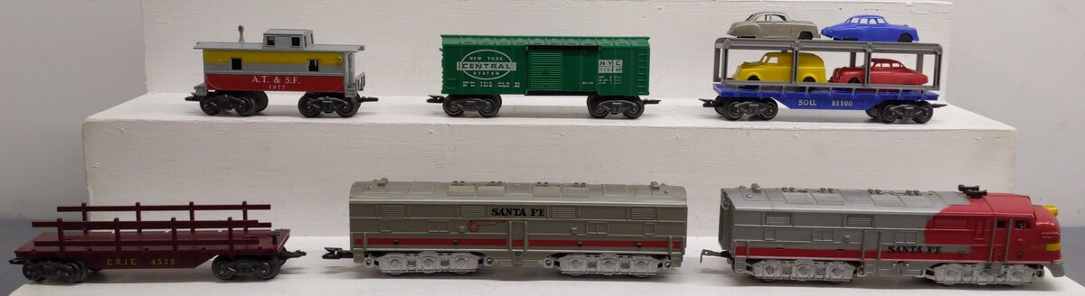 Marx 41821 Vintage O Santa Fe Diesel Electric Train Set/Box