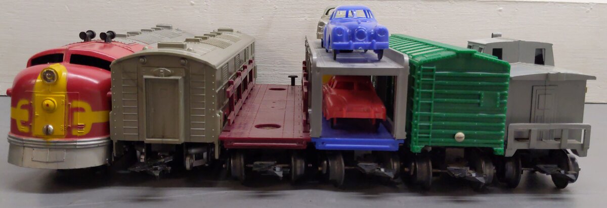 Marx 41821 Vintage O Santa Fe Diesel Electric Train Set/Box