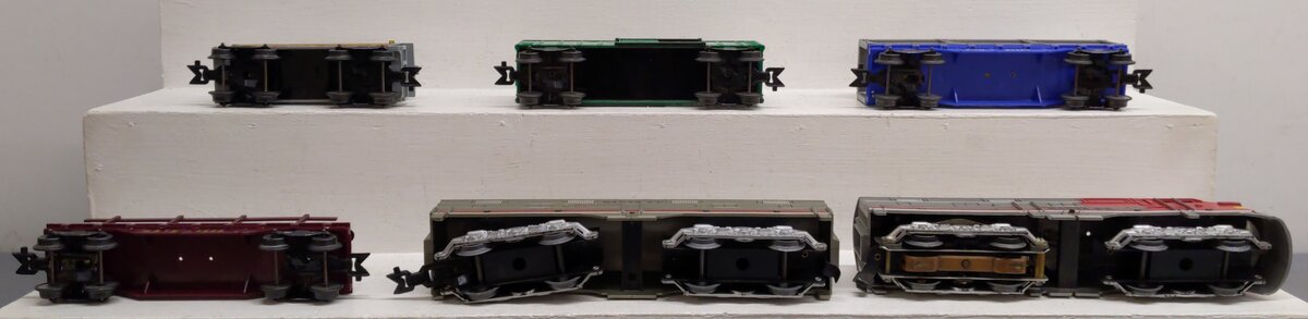 Marx 41821 Vintage O Santa Fe Diesel Electric Train Set/Box