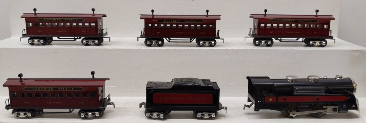 Marx 10552 O Gauge Streamline Canadian Pacific Electric Train Set EX/Box