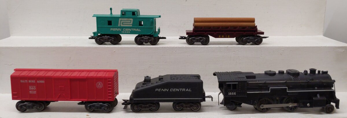 Marx 50350 Vintage O Big Rail Work Train Set/Box