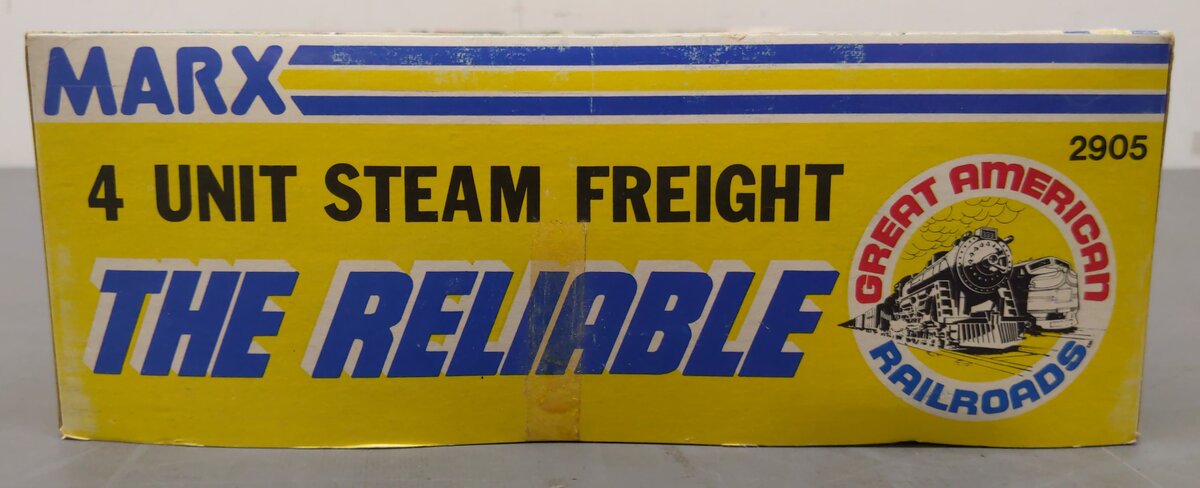 Marx 2905 Vintage O Steam Freight Set EX/Box