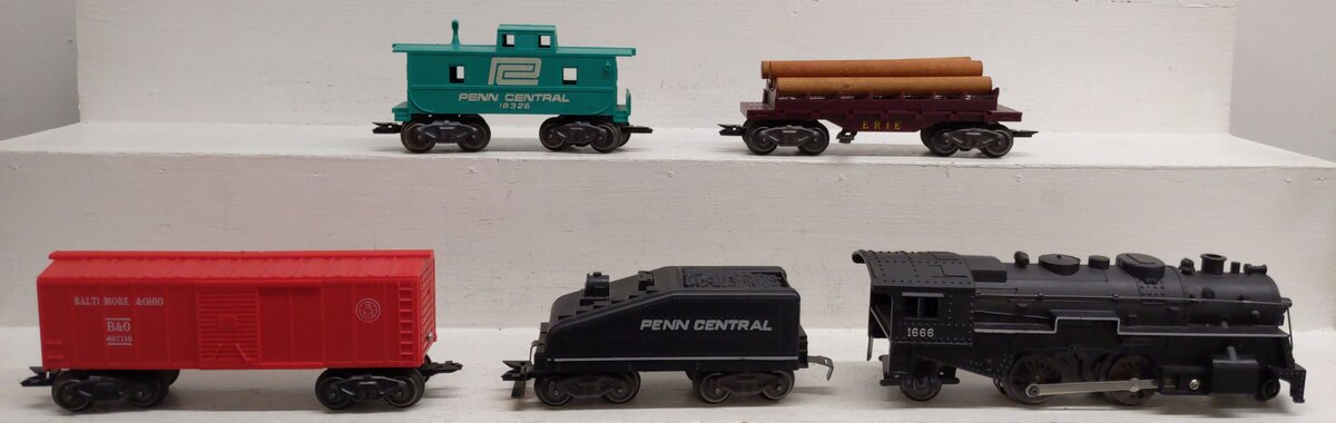 Marx 50350 Vintage O Big Rail Work Train Set VG/Box