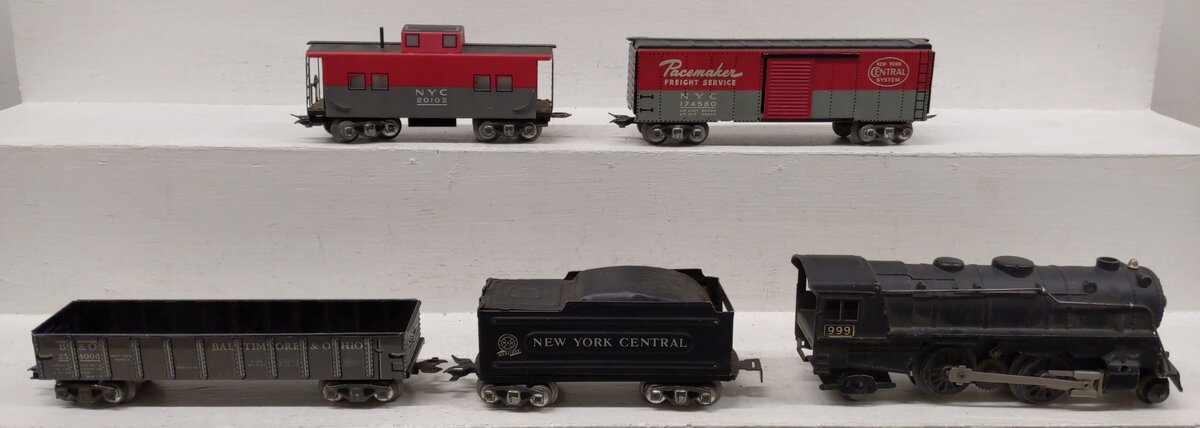 Marx 25249 Vintage O New York Central Freight Set