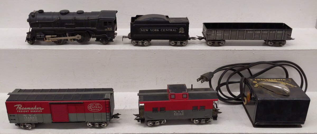 Marx 25249 Vintage O New York Central Freight Set