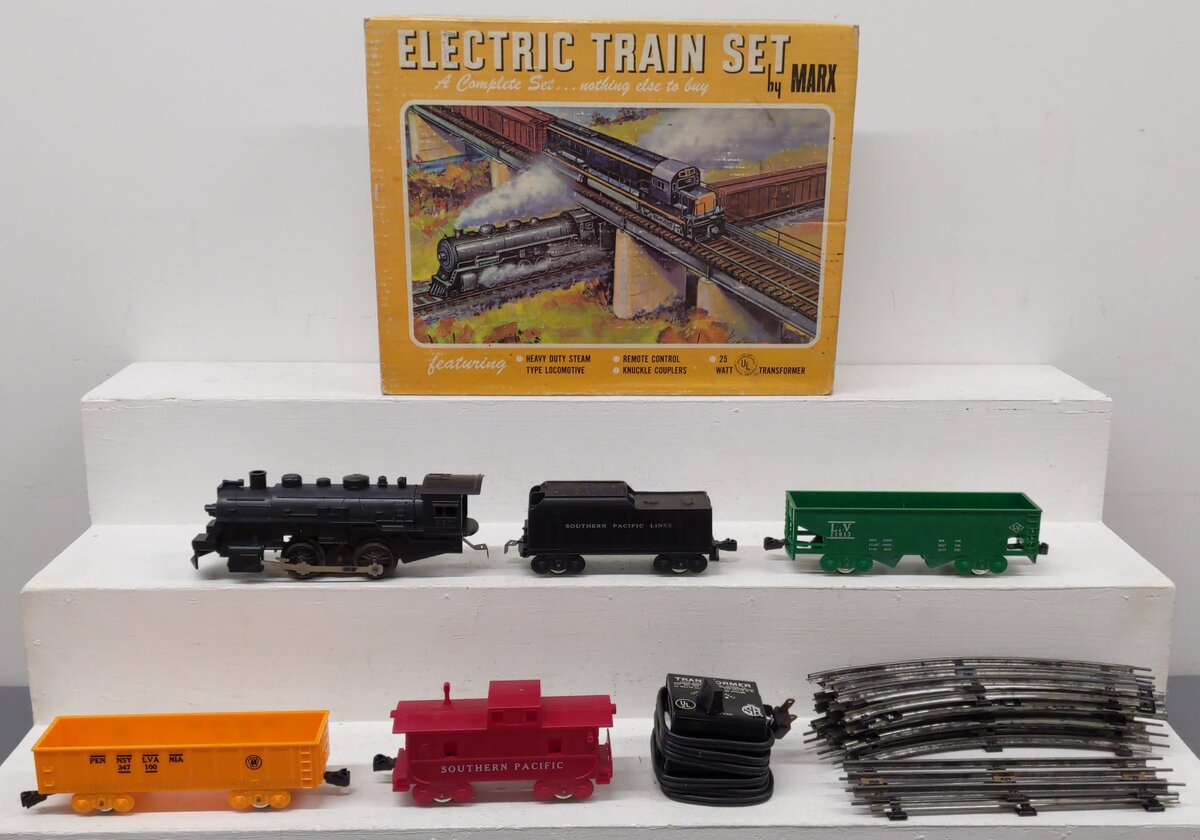 Marx 4040 Vintage O Steam Freight Set/Box