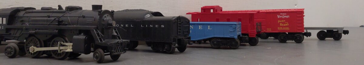 Lionel 11520 Vintage O 242 Steam Locomotive Set EX