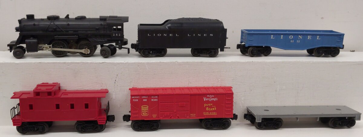 Lionel 11520 Vintage O 242 Steam Locomotive Set EX