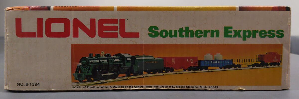 Lionel 6-1384 O Gauge Southern Express Steam Locomotive Freight Set NIB