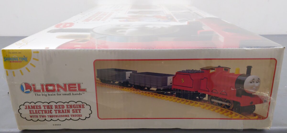 Lionel 8-81014 G Scale James & the Troublesome Trucks Steam Train Set MT/Box