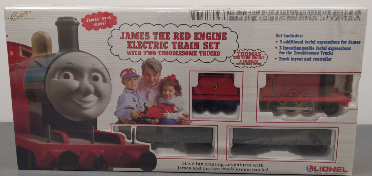 Lionel 8-81014 G Scale James & the Troublesome Trucks Steam Train Set MT/Box