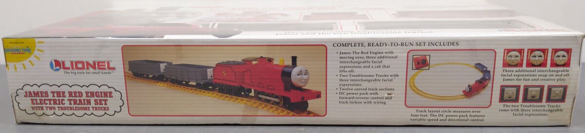 Lionel 8-81014 G Scale James & the Troublesome Trucks Steam Train Set MT/Box