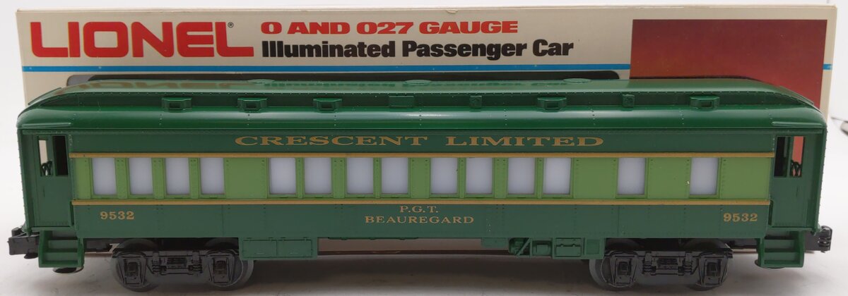 Lionel 6-9532 O Gauge Southern Crescent "P.G.T. Beauregard" Passenger Car #9532 EX/Box