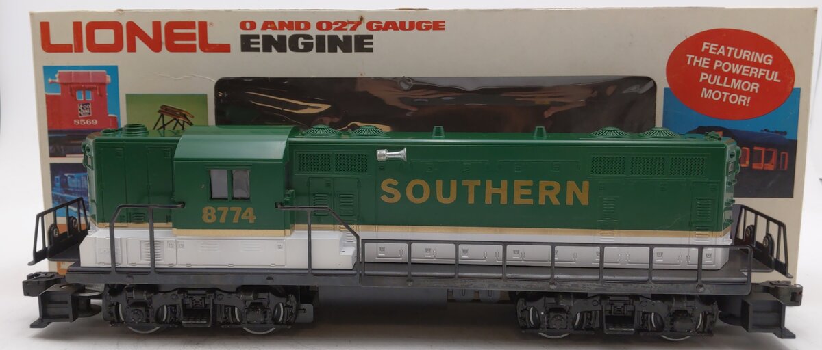 Lionel 6-8774 O Gauge Southern GP-7 Diesel Locomotive #8774 EX/Box