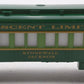 Lionel 6-9533 O Gauge Southern "Stonewall Jackson" Crescent Passenger Car #9533 EX/Box
